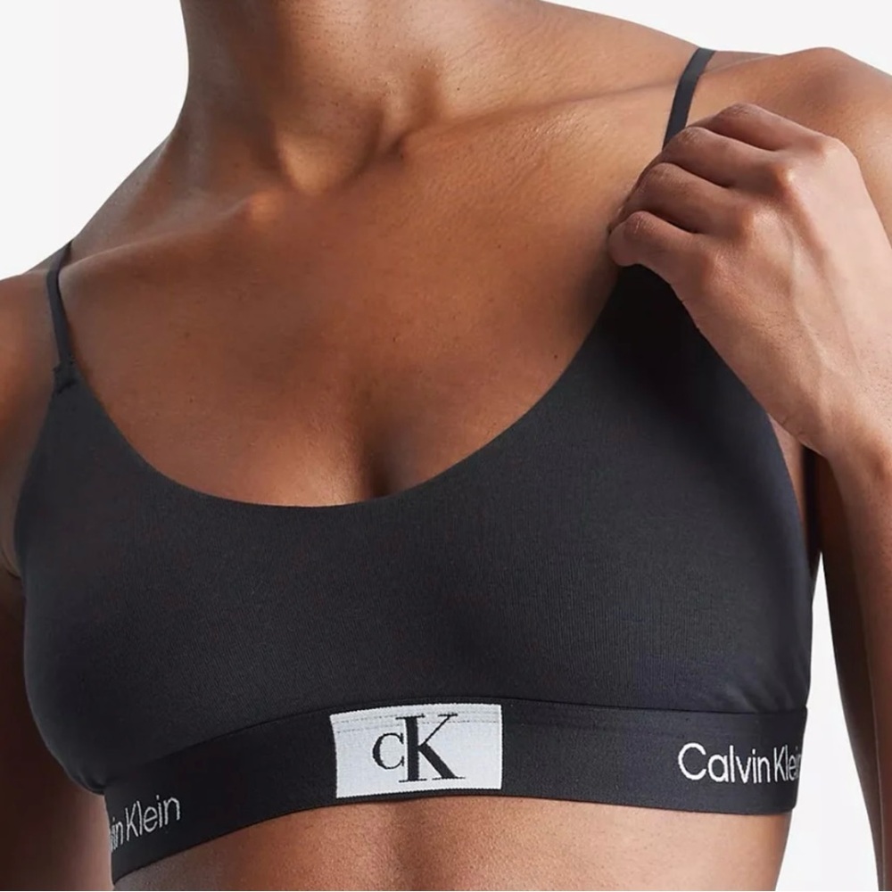 Calvin Klein 1996 Cotton Stretch Unlined Bralette